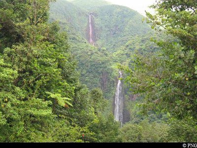 Vue sur les deux Chutes