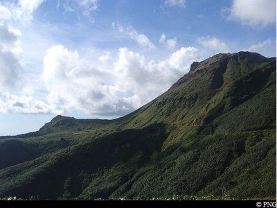 vue sur la Soufrière et le Nez Cassé