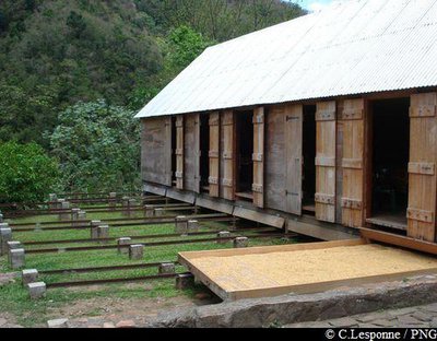 La Grivelière : séchoir à café
