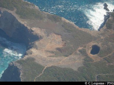 trou du Souffleur (vue aérienne)